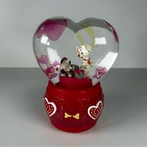 Disney 101 Dalmatians Puppy Love Musical Snowglobe “Let Me Call You Sweetheart”